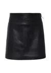 Diesel Black Skirt For Girl With Logo In Black