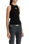 Diesel M-onerva Oval D Cutout Rib Tank In Black