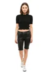 Diesel Black Solid Shorts In Pink