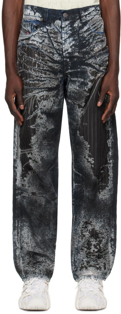 Diesel 2010 D-macs Straight-leg Jeans In Black
