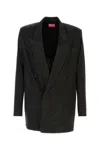 Diesel Stretch Acetate J-pekka Blazer In Black