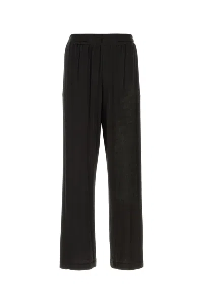 DIESEL PANTALONE P-JESPER IN ACETATO STRETCH NERO  UOMO