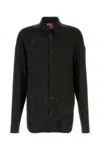 Diesel Black Stretch Acetate S-frederic Shirt