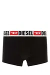 Diesel Set Di Tre Boxer Lunghi Con Elastico In Vita Con Logo All-over