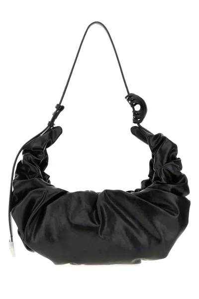Diesel Black Synthetic Leather Grab-d Shoulder Bag