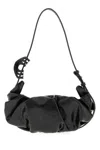 Diesel Black Synthetic Leather Grab-d Shoulder Bag