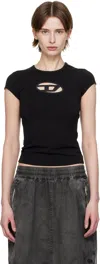 Diesel Black T-angie T-shirt In 9xxa