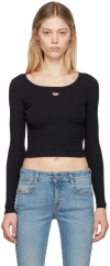 Diesel Black T-ballet-d Long Sleeve T-shirt In Multi