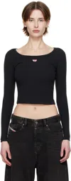 Diesel Black T-ballet-d Long Sleeve T-shirt In Multi
