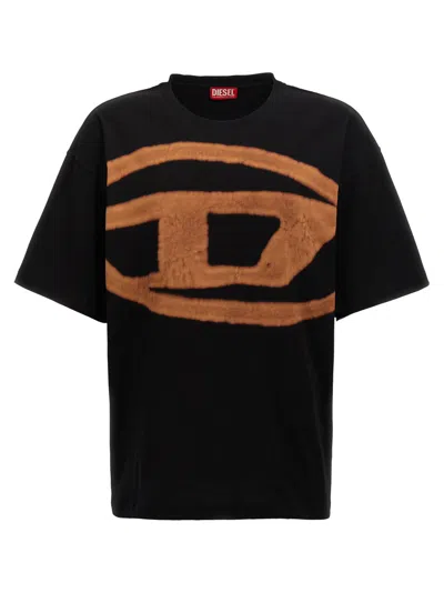 Diesel Black T-boxt-bleach T-shirt