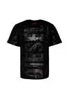 Diesel Black T-shirt For Boy With Logo In Black