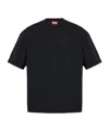 Diesel Logo-embroidered Back-print T-shirt