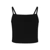 Diesel Black Top For Girl With Logo In Black