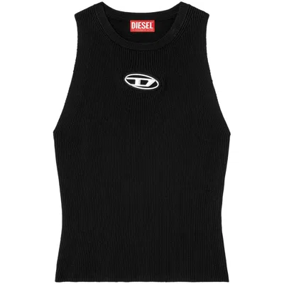 DIESEL DIESEL BLACK TOPS - VESTS & TANK TOPS WOMEN