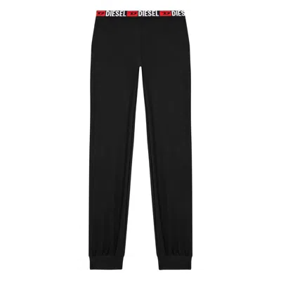 DIESEL DIESEL BLACK TROUSERS - TRACK PANTS WOMEN