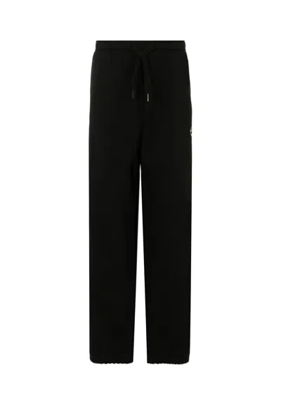 Diesel Kids' Black Trousers For Bambino With Logo