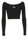 Diesel Top In Viscose Yarn From Responsibly Managed Forests In Black