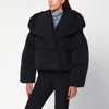 Diesel Black W-iley-t1 Wrap Padded Jacket In Black