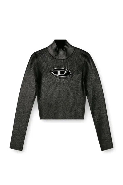 Diesel Black Wool-blend Sweater