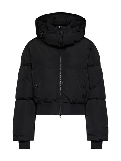 Diesel Black W-peyt-short-new-wd Hooded Down Jacket