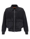Diesel Jacket In Batavia-weave Denim In Black