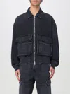 Diesel Jacket In Batavia-weave Denim In Black