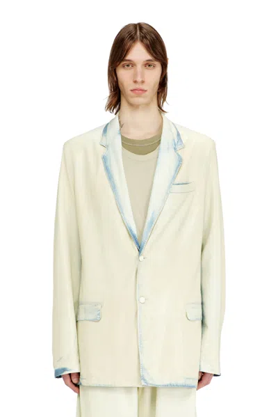 Diesel Blazer In Fluid X-ray Bleach Denim In Neutral