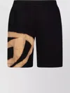 Diesel Sweat Shorts With Bleached Logo