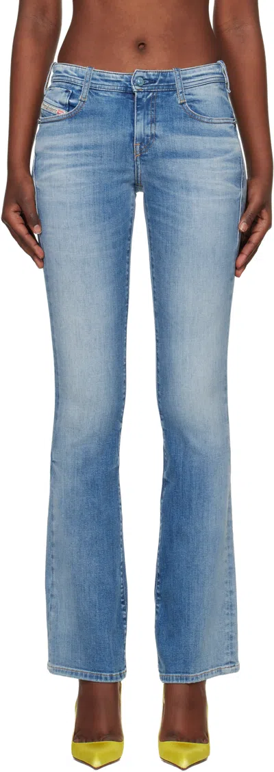 Diesel Blue 1969 D-ebbey-t Bootcut Jeans
