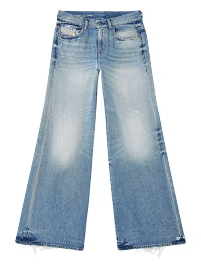 Diesel Blue 1978 D-akemi 09h95 Bootcut Jeans
