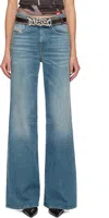 Diesel Blue 1978 D-akemi Jeans In Blue