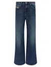 Diesel Five-pockets Flared Jeans In Blue