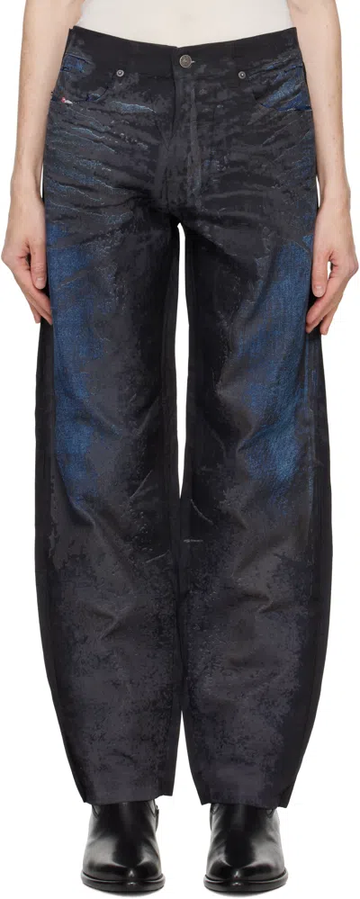 Diesel Blue & Black 2023 D-finitive-s Jeans In 1