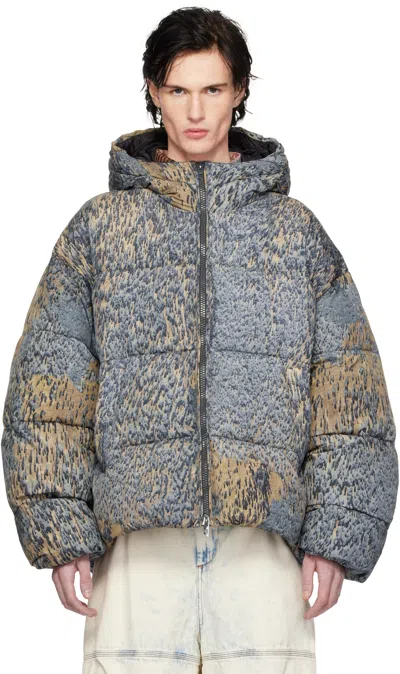 Diesel W-bogaert Puffer Jacket In Multi