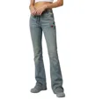 Diesel Blue Bootcut Mid Rise Jeans In Blue