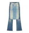 Diesel Blue Bootcut Mid Rise Jeans In Blue