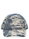 Diesel Men's Distressed Cap In Blue