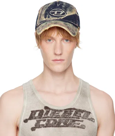 Diesel Blue C-seymon Cap In 1