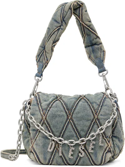 Diesel Blue Charm-d Shoulder S Bag