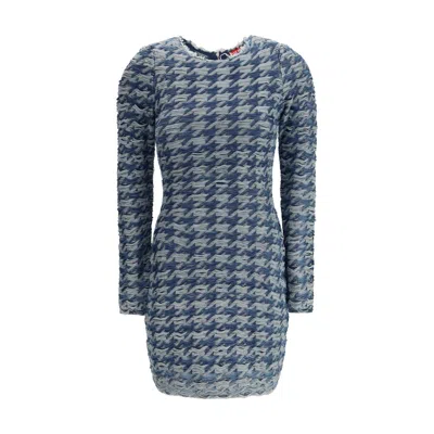 DIESEL BLUE COTTON CASUAL DRESS