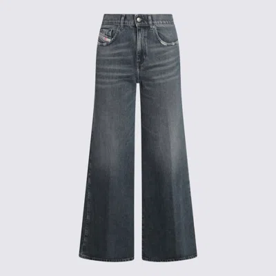 Diesel Blue Cotton Denim Jeans