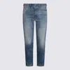 Diesel Blue Cotton Denim Jeans