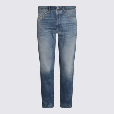 DIESEL DIESEL BLUE COTTON DENIM JEANS