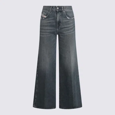 Diesel Blue Cotton Denim Jeans
