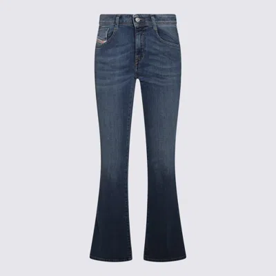 DIESEL DIESEL BLUE COTTON DENIM JEANS