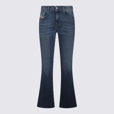 DIESEL DIESEL BLUE COTTON DENIM JEANS