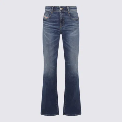 DIESEL BLUE COTTON DENIM JEANS