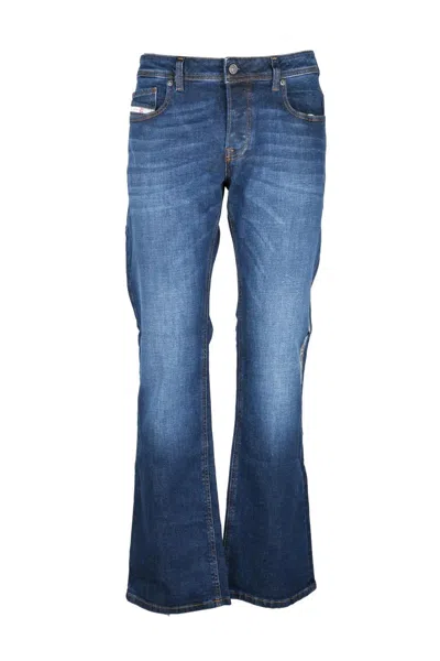 Diesel Blue Cotton Elastane Men's Zatuny Bootcut Jeans