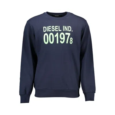 Diesel Blue Cotton Sweater