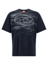 Diesel Mens 81e T-boxt-t5 Brand-print Cotton-jersey T-shirt In Blue